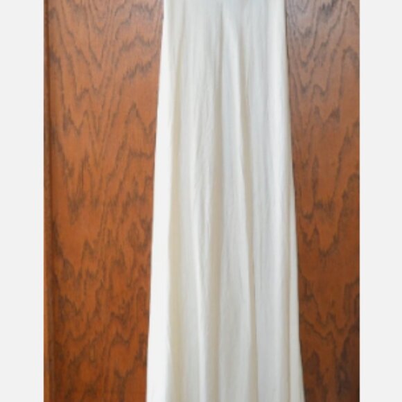 Vintage 1990s Victoria's Secret 100% SILK Ivory/Black Lace Night Gown Gold Tag M - Picture 16 of 16